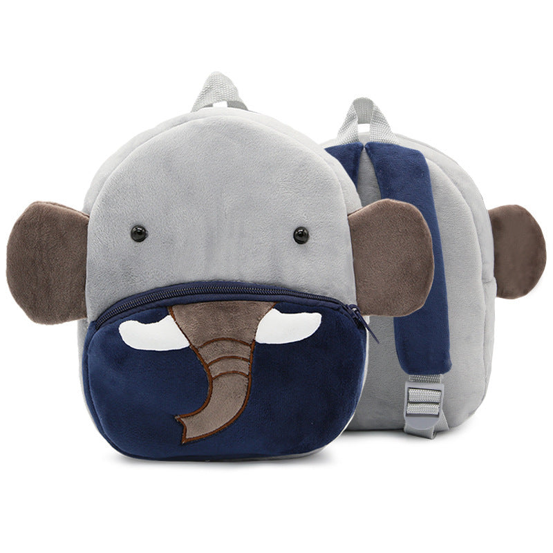 Plüsch Kindergartenrucksack – Niedliches Cartoon-Design für Kinder