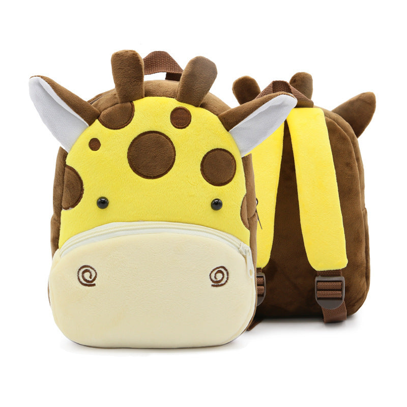 Plüsch Kindergartenrucksack – Niedliches Cartoon-Design für Kinder