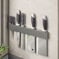Premium Wand-Messerhalter aus Carbonstahl – stilvoll, sicher & platzsparend