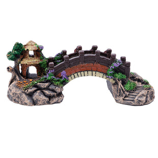 Aquarium-Deko Brücke – dekorative Steingarten-Optik