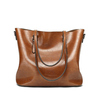 Retro Schultertasche in Pull-Up-Optik – elegant & vielseitig