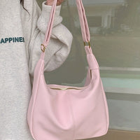 Retro Schultertasche im Korean Style – vielseitig & geräumig