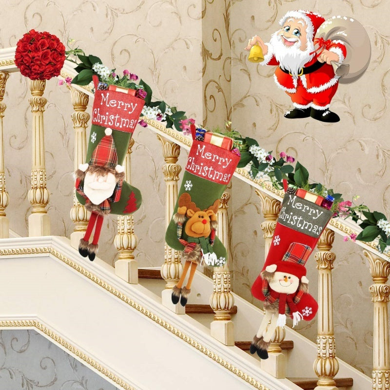 Großer Weihnachtsstrumpf – festlich, detailreich & traditionell