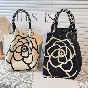 Strick-Handtasche in vielen Designs – geräumig & modern
