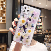 Epoxid-Handyhülle mit echten Blumen – für diverse iPhone-Modelle