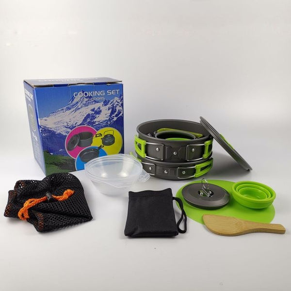 Outdoor Kochset Komplett – hochwertig, kompakt & langlebig