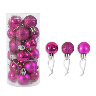 Weihnachtskugeln – 24er Set in 6 cm, matt & glänzend