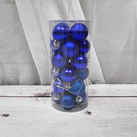 Weihnachtskugeln – 24er Set in 6 cm, matt & glänzend