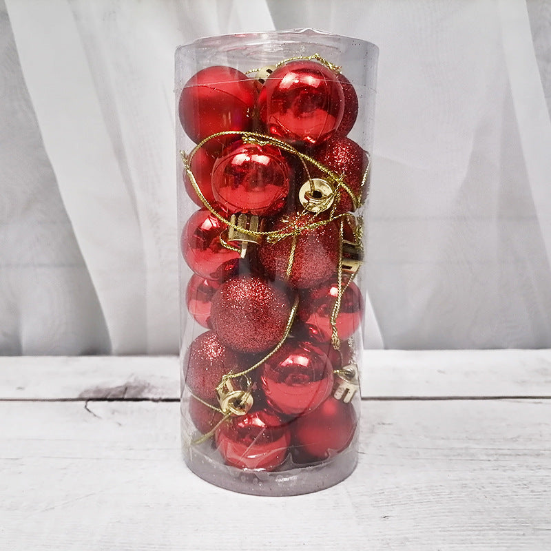 Weihnachtskugeln – 24er Set in 6 cm, matt & glänzend