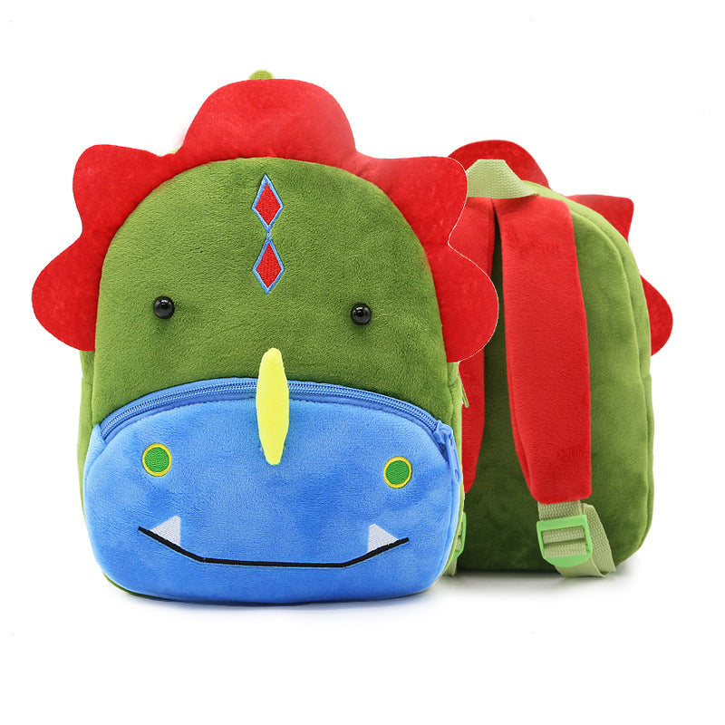Plüsch Kindergartenrucksack – Niedliches Cartoon-Design für Kinder