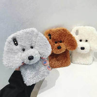 iPhone Hülle – 3D Teddy-Hund Plüsch Design für diverse Typen