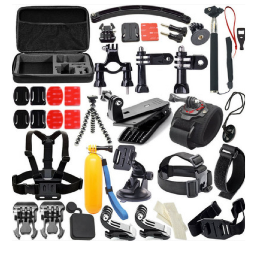 GoPro Kamera Zubehör-Set – 45-teilig für Action, Sport & Reisen