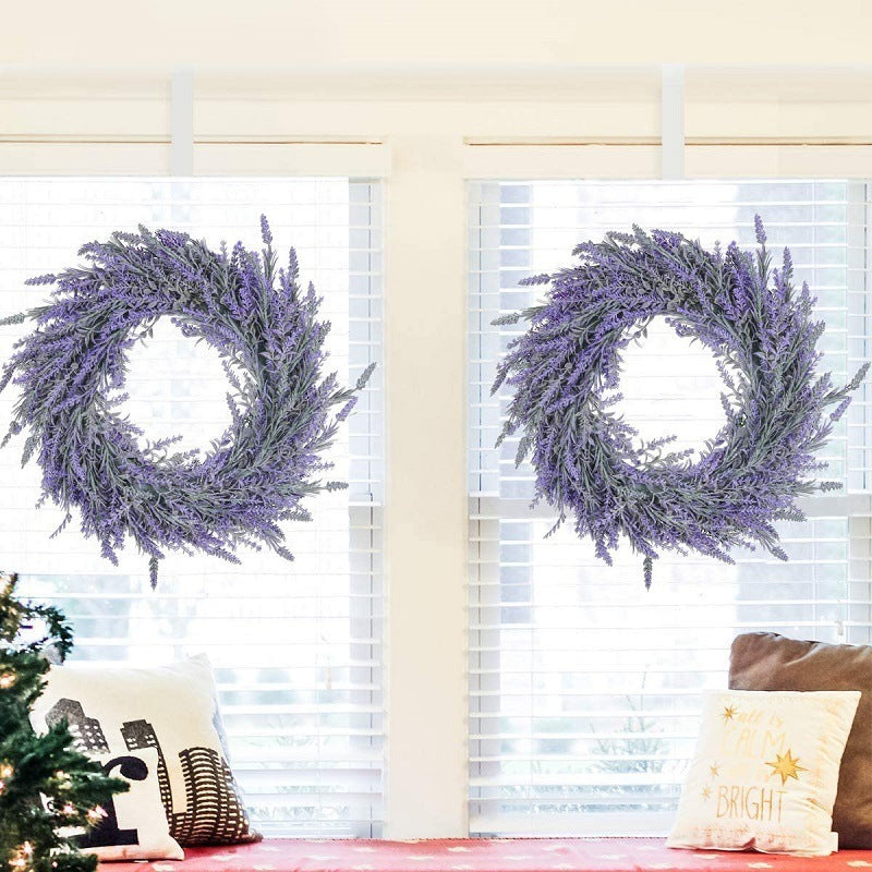 Türkranz mit Lavendel – stilvolle Dekoration für Türen & Fenster
