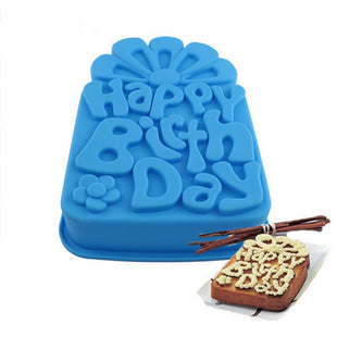Silikon-Backform „Happy Birthday“ – für besondere Geburtstagskuchen