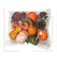 Herbstdeko Set – Kürbisse, Zapfen & Eicheln (50-teilig)