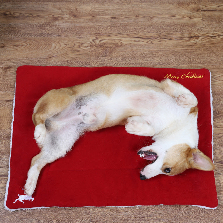 Großes Weihnachts-Kuschelkissen für Hunde & Katzen – superweich & gemütlich