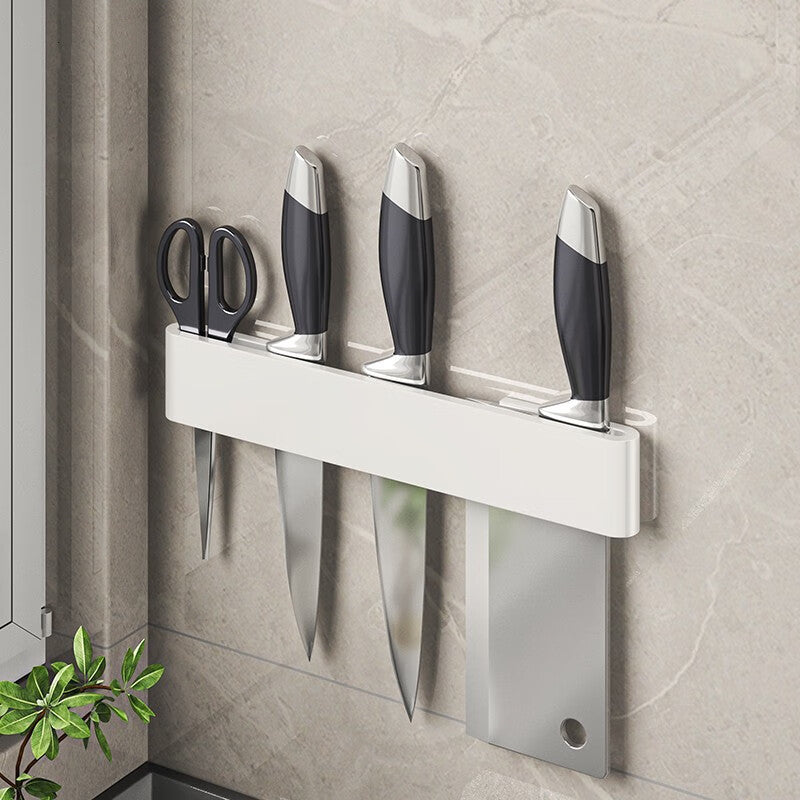 Premium Wand-Messerhalter aus Carbonstahl – stilvoll, sicher & platzsparend