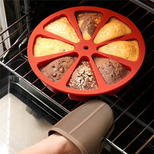 Silikon-Backform mit 8 Fächern – für Muffins, Mini-Kuchen & mehr
