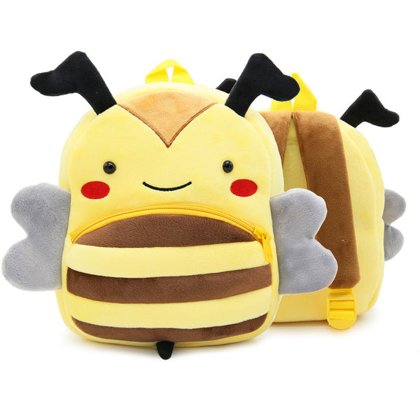 Plüsch Kindergartenrucksack – Niedliches Cartoon-Design für Kinder
