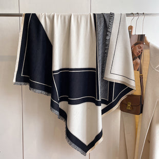 Elegantes quadratisches Schal-Tuch – in edler Cashmere-Optik