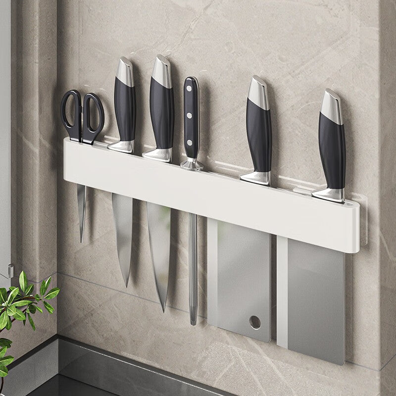 Premium Wand-Messerhalter aus Carbonstahl – stilvoll, sicher & platzsparend