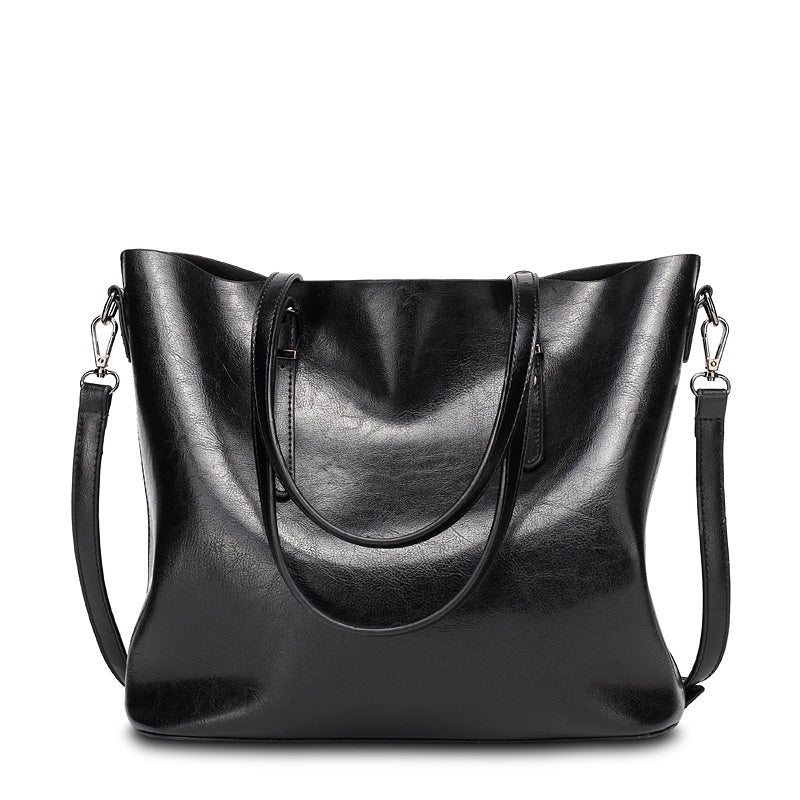 Retro Schultertasche in Pull-Up-Optik – elegant & vielseitig