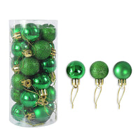 Weihnachtskugeln – 24er Set in 6 cm, matt & glänzend
