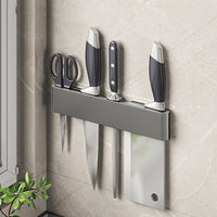 Premium Wand-Messerhalter aus Carbonstahl – stilvoll, sicher & platzsparend