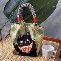 Strick-Handtasche in vielen Designs – geräumig & modern