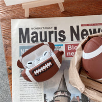 AirPods Schutzhülle – Rugby Cartoon Design