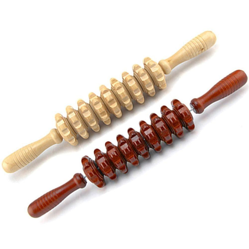 Holz-Massage-Roller – effektive Muskelentspannung für den ganzen Körper
