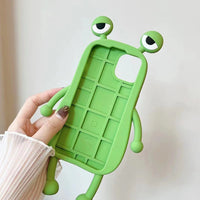 3D Cartoon Handyhülle – Kawaii Frosch Design für viele iPhone-Modelle