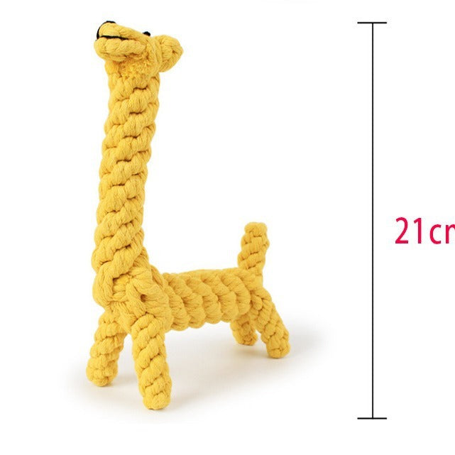 Hundespielzeug „Giraffe“ – robustes Kauspielzeug für Welpen & kleine Hunde