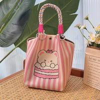 Strick-Handtasche in vielen Designs – geräumig & modern