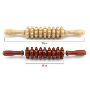 Holz-Massage-Roller – effektive Muskelentspannung für den ganzen Körper