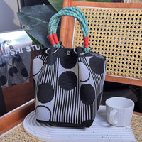 Strick-Handtasche in vielen Designs – geräumig & modern