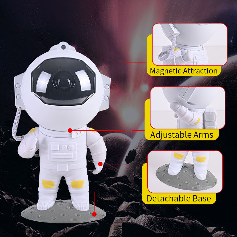 Astronaut Galaxy Star Projektor – Sternenhimmel Nachtlicht fürs Kinderzimmer