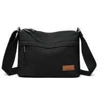 Schultertasche mit wasserabweisendem Stoff – leicht & vielseitig