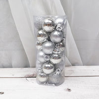 Weihnachtskugeln – 24er Set in 6 cm, matt & glänzend