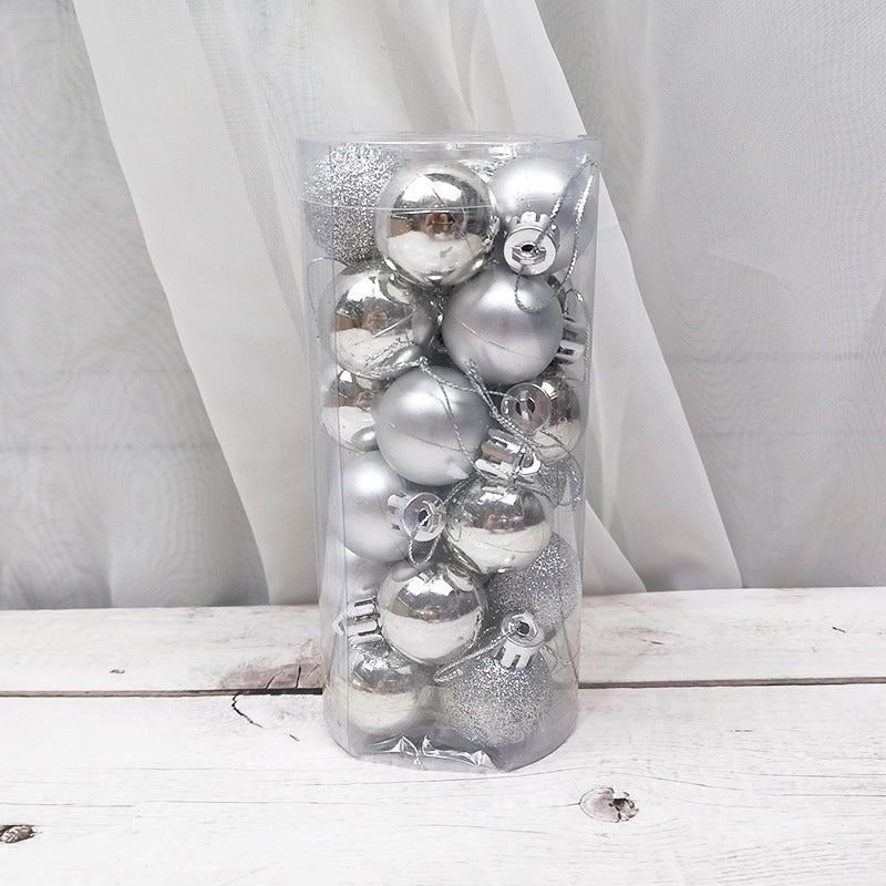 Weihnachtskugeln – 24er Set in 6 cm, matt & glänzend