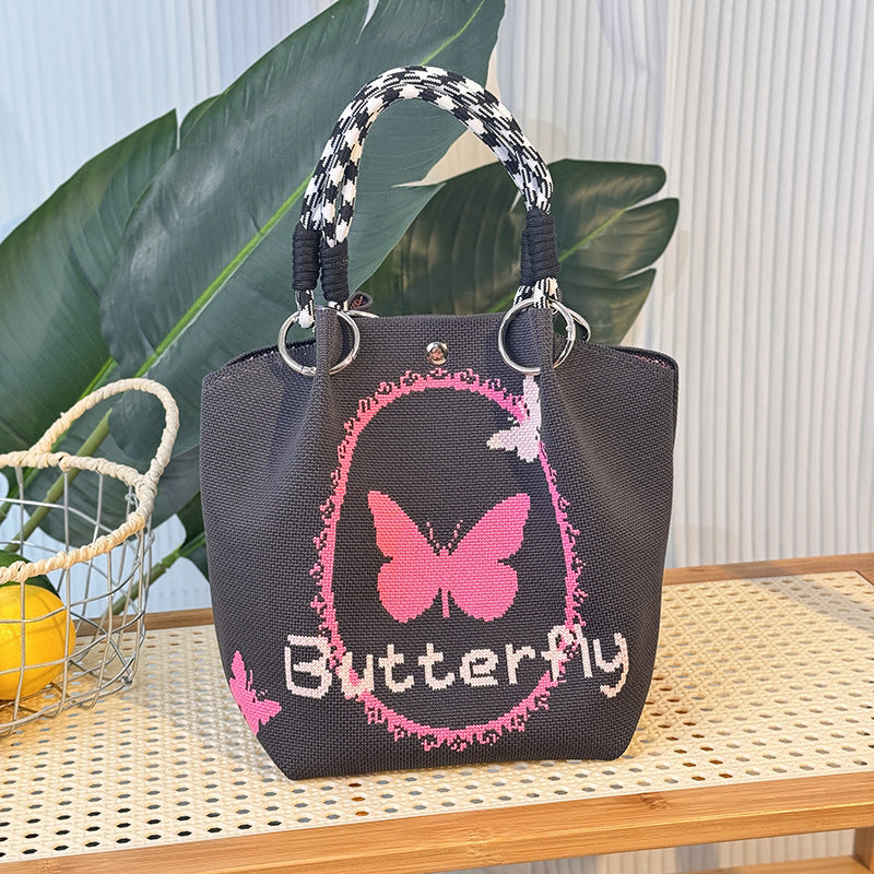 Strick-Handtasche in vielen Designs – geräumig & modern