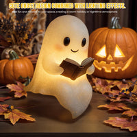 Halloween Geister Nachtlicht – Niedliche LED Lampe für stimmungsvolle Deko