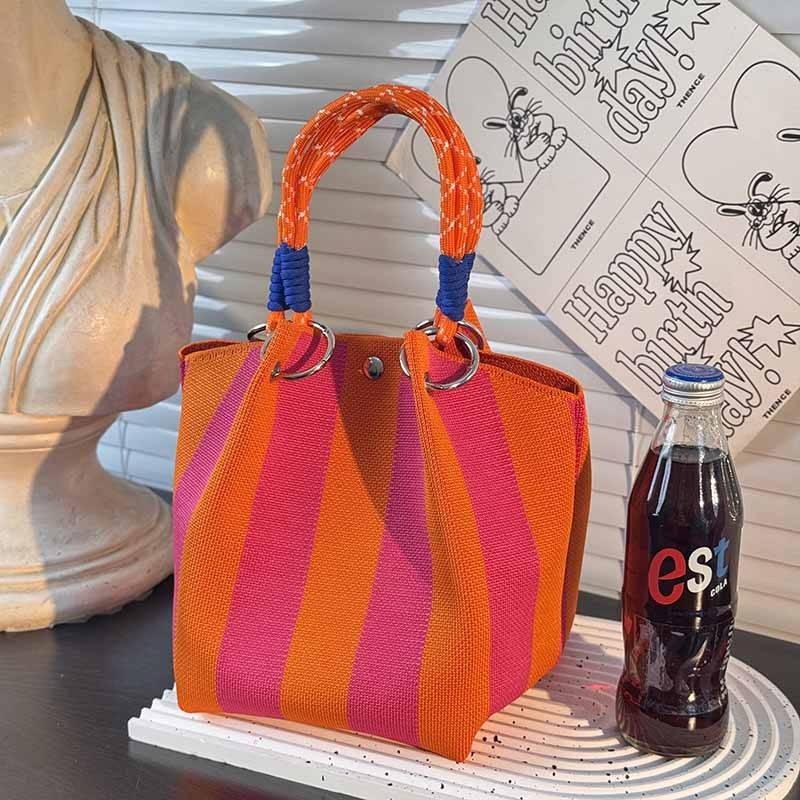 Strick-Handtasche in vielen Designs – geräumig & modern