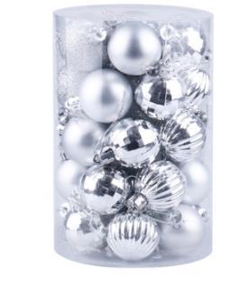 Weihnachtskugeln Set 34-teilig – stilvolle Baumdeko in verschiedenen Designs