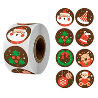 Weihnachts-Aufkleber 500 Stück – dekorativ & vielseitig