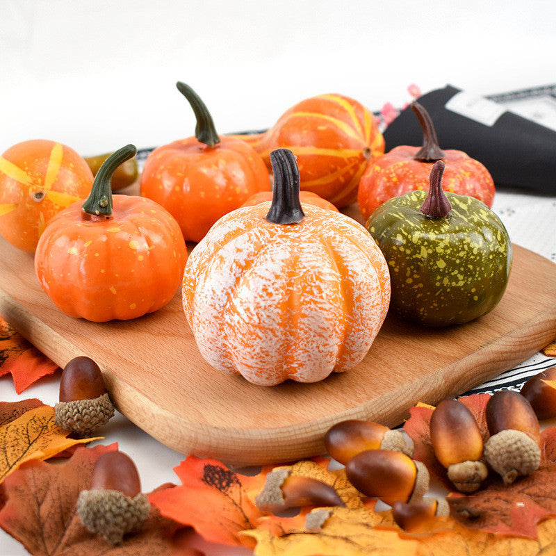 Herbstdeko Set – Kürbisse, Zapfen & Eicheln (50-teilig)