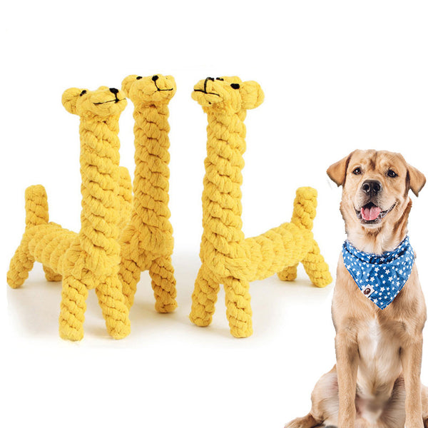 Hundespielzeug „Giraffe“ – robustes Kauspielzeug für Welpen & kleine Hunde