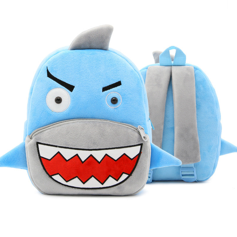 Plüsch Kindergartenrucksack – Niedliches Cartoon-Design für Kinder