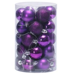 Weihnachtskugeln Set 34-teilig – stilvolle Baumdeko in verschiedenen Designs