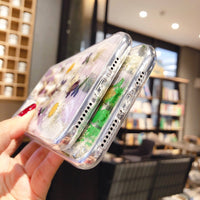 Epoxid-Handyhülle mit echten Blumen – für diverse iPhone-Modelle